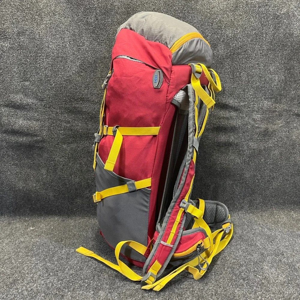 Magellan Outdoors 157542 Red/Grey 40L Technical Frame Hiking Backpack Daypack
